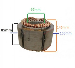 Stator generator 2 - 5 kw (Gx 160, 168F etc) Cupru (Trifazic)-2