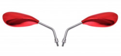Oglinzi moto "lacrima" rosii M10