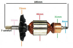 Ротор ротационен чук за Bosch GBH 5-38 - Img 3