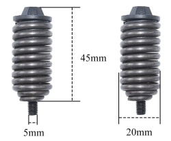 Amortizor drujba Husqvarna 362, 365, 371, 372, 570, 575 - maner (cal. 1)