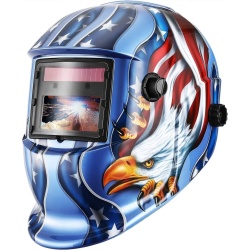 Automatic welding mask with liquid crystals