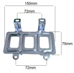 Protectie rezervor benzina motocoasa model 4 (metal)