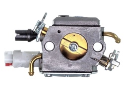 Carburetor for chainsaw  Husqvarna 340, 345, 350, 353 (with pump, with 2 pipes)