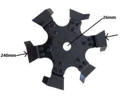 Disc motocoasa (6 cutite)