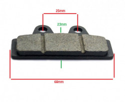Front brake pads for electric scooter CityCoco - Img 2