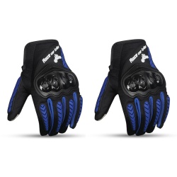 Gloves with protection Pro Biker (blue)