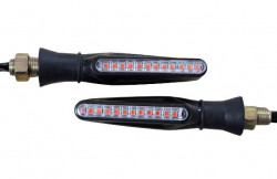Semnale led scuter tip banda (rosu)-2