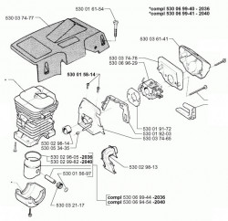Motor Husqvarna 136