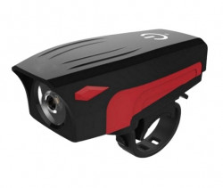Phare de vélo avec sonnette (chargement USB)