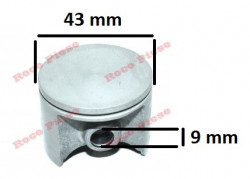 Piston complet tronçonneuse Makita DCS 460, DCS 461, Ø43mm - Img 3