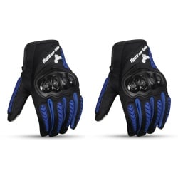 Rękawice ochronne Pro Biker (niebieskie)
