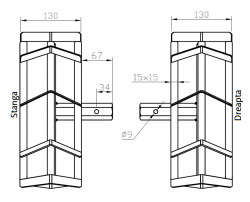 Set roti metalice motocultor