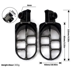 Set scarite moto negre