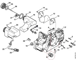 Set amortizoare drujba compatibile Stihl MS 170, MS 180, 017, 018 (3 Buc)