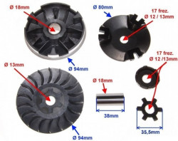 Variator scuter Yamaha BWS 50-2