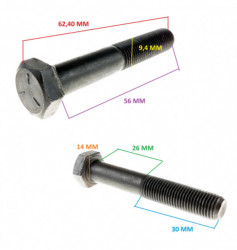 Surub cutit masina tuns gazon 56mm