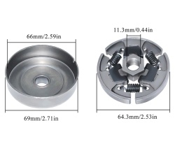Ambreiaj drujba compatibil Stihl MS 170, MS 180, MS 210, MS 230, MS 250, 017, 018, 021, 023, 025 (complet)