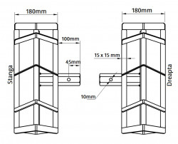 Set roti metalice motocultor / motosapa (D440mm , manicot de 32mm)