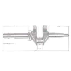 Ambielaj motor Zongshen XP200, 6,5HP, 22,2mm - 50mm