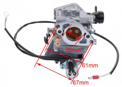 Carburator compatibil Honda GX 610, Gx 620 V TWIN - Img 3
