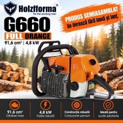 Částečně smontovaná motorová pila Holzfforma® G660