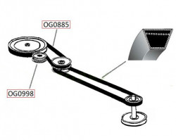 Curea transmisie MTD T400 