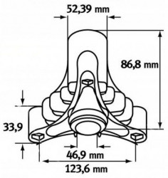 Suport cutit masina de tuns gazon Husqvarna 532 13 71-52