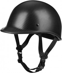 Kask na hulajnogę z włókna węglowego (styl retro) XL