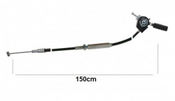 Linka akceleratora + uniwersalna dźwignia rumpla 150 cm