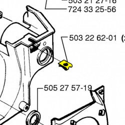 Clema carter drujba Husqvarna 51, 55, 265RX-3