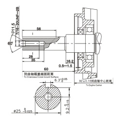 Motor generator / motopompa / motocultor Loncin 9 CP (G270F-A)