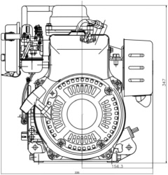 Motor mai compactor LONCIN LC165F-3H