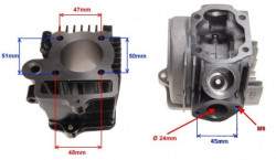 Set motor + chiulasa Cross 4T 70cc