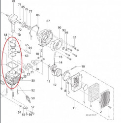 Piston atomizor Solo 423 48.5mm