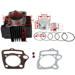 Set motor ATV / Cross 4T 125cc (piston 54mm) - Img 2