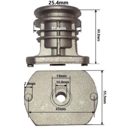 Suport cutit masina tuns iarba NG 464TR, NG 504TR, T 484TR, TDL 534 (25.4mm)
