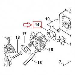 Set 10 buc garnituri carburator motocoasa Stihl FS38, FS100, FS450