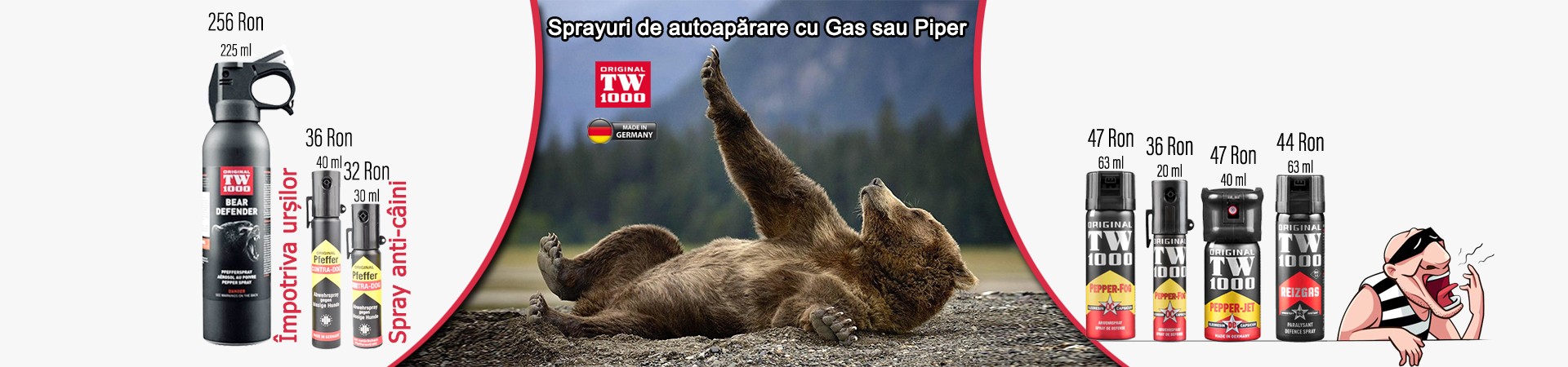 Sprayuri de autoaparare