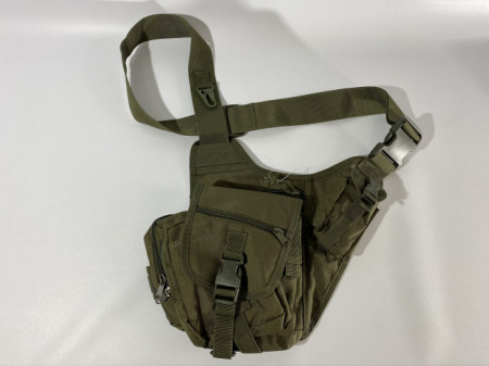 Geanta mica B12 Textil verde cu pridere pe umar - Img 2