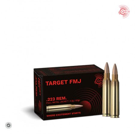 Cartus Geco .223 Rem. Target FMJ | 4,1 g.