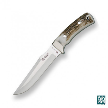 Cutit vanatoare Joker CC46 Gamo cu maner din corn de cerb | lama: 15.5 cm
