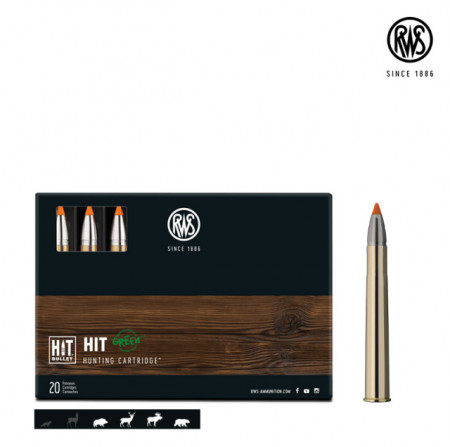 Cartus RWS HIT, cal.: 9,3x74 R | 16,2 g.