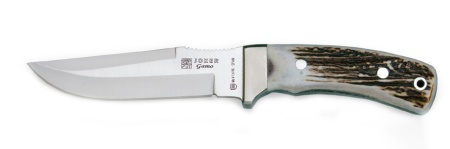 Cutit Joker CC45 Gamo, maner din corn de cerb, lama: 13 cm | cod: CC45 - Img 3