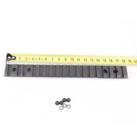 Suport placa Picatinny pentru Merkel, Haenel Jaeger 10, dintr-o bucata, 18.5 cm | cod: 10*01*820 - Img 5