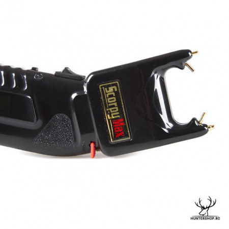 Aparat soc electric ESP electrosoc Scorpy Max Stun Gun cu spray de piper, 500.000 V. , 2 in 1 - Img 4
