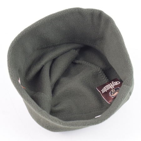 Caciula Fleece verde polar brodat rata | cod: 01420 - Img 2