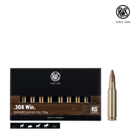Cartus RWS KS, cal.: .308 Win. | 9,7 g.
