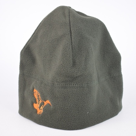Caciula Fleece verde polar brodat rata | cod: 01420