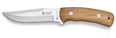 Cutit Joker CO50 Gamo, maner din lemn, in husa piele, tais: 13 cm | cod: co50 - Img 2