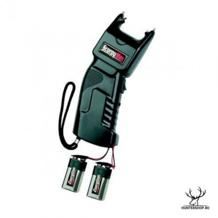 Aparat soc electric ESP electrosoc Scorpy Max Stun Gun cu spray de piper, 500.000 V. , 2 in 1 - Img 6